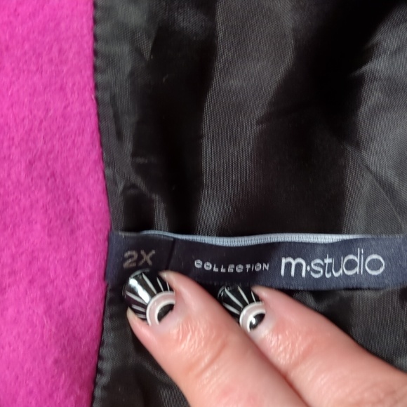 M studio pink felt jacket - Picture 2 of 2